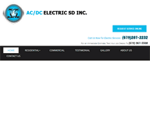 Tablet Screenshot of electricianranchobernardo.com